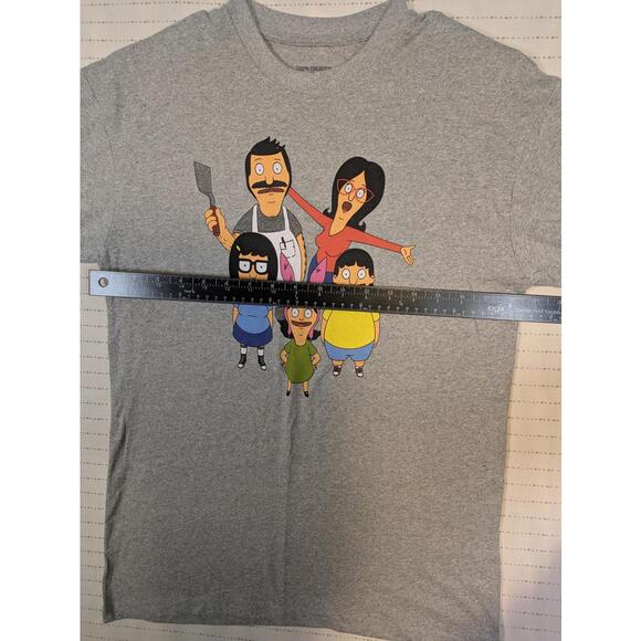Bobs Burgers Family Graphic Cartoon TV Show T-Shirt Mens Small Gray Heather - Picture 6 of 7